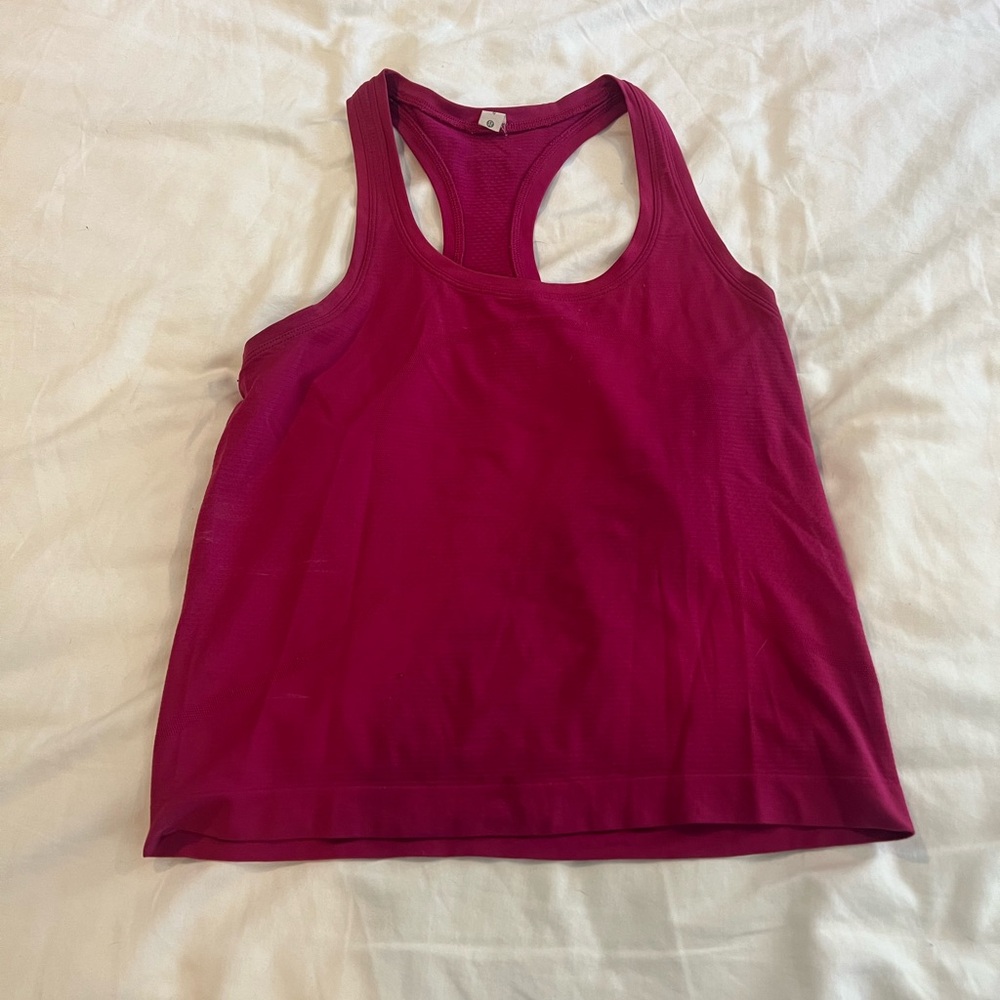 Dark Pink Racerback Lululemon Tank Top